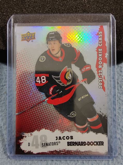 2021 22 UPPER DECK ROOKIE CLASS JACOB BERNARD DOCKER RC 5 OTTAWA