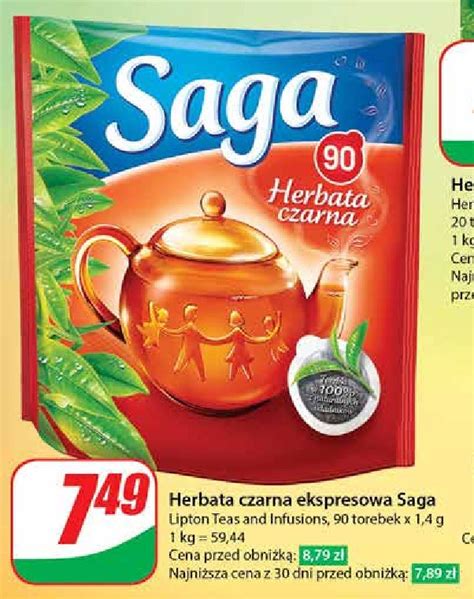 Herbata Ekspresowa Saga Cena Promocje Opinie Sklep Blix Pl