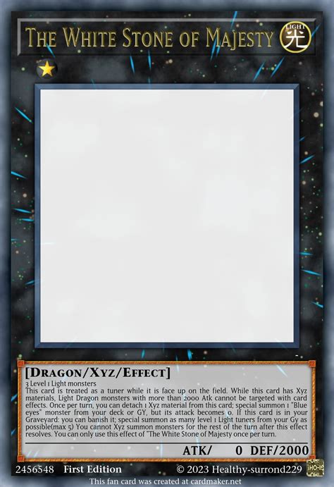 Some Blue Eyes Support Cards I Made To Make The Archetype More Consistent Rcustomyugioh