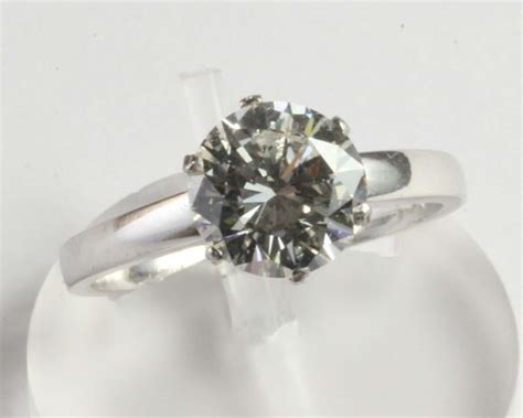 Anello Solitaire Asta Gioielli Argenti Ed Orologi Antichi E