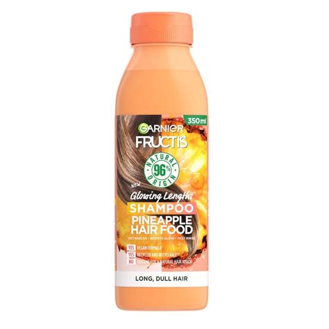 Garnier Fructis Hair Food Pineapple Шампоан за дълга коса без блясък