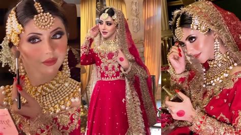 Moomal Khalid Looking Gorgeous In Wedding Dressmoomal Khalid New