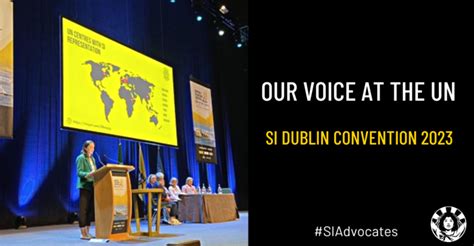 Our Voice At The United Nations SI Dublin Convention 2023