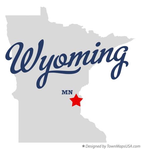 Map of Wyoming, MN, Minnesota