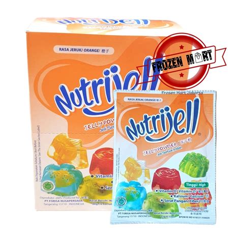 Jual Nutrijell Jeruk Agar Agar Instant Konnyaku Jelly Powder Gr