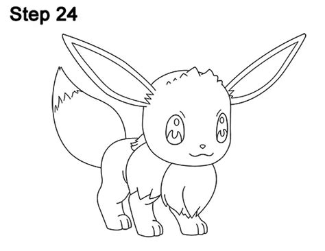 How To Draw Eevee From Pokemon