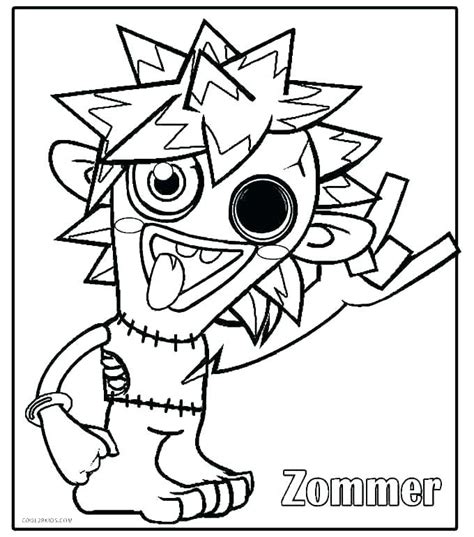 Silly Monster Coloring Pages at GetColorings.com | Free printable ...