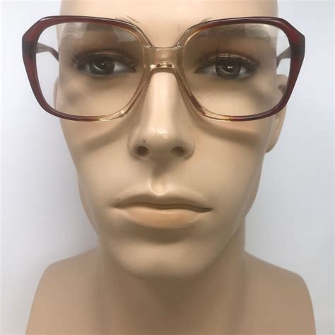 Vintage Specsavers Ben Eyeglasses Glasses Frames Red Geek Square Eyeglasses Frame Retro Etsy