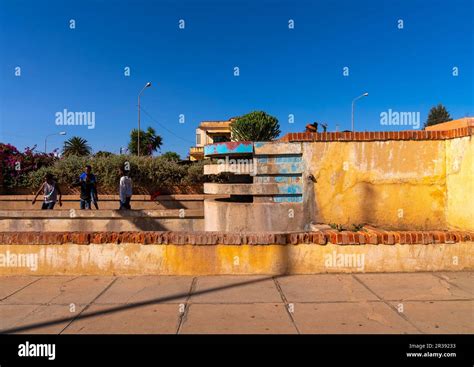 Eritrean Children Playing In Mai Jah Jah Fountain Central Region