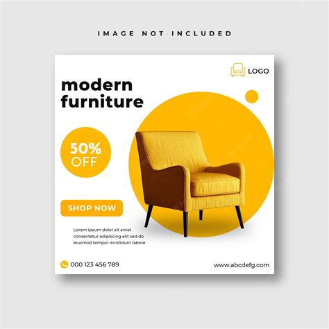 Premium Psd Furniture Sale Social Media And Instagram Post Template