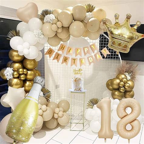 18th Birthday Party Balloon Decorations 18th Birthday, 44% OFF