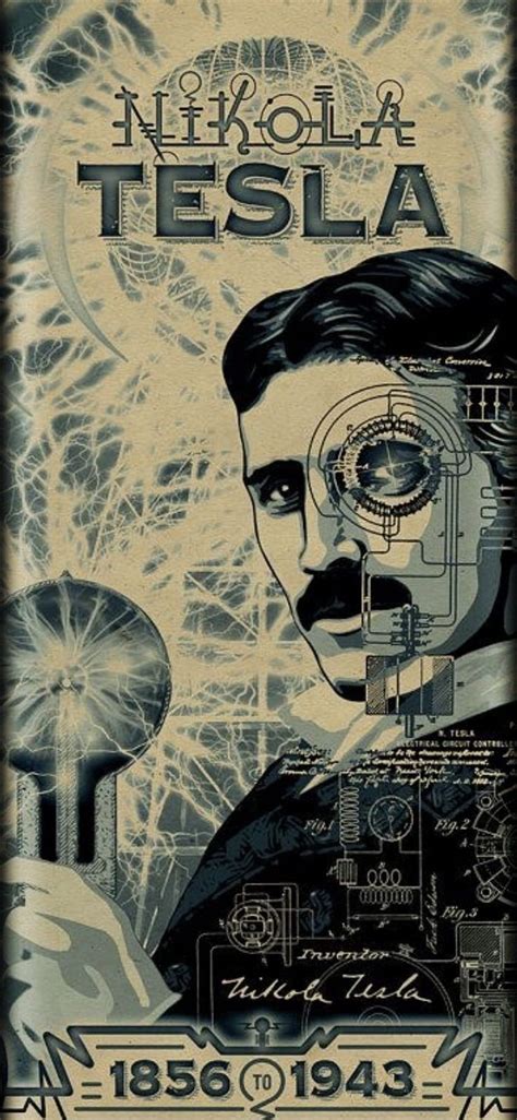 Nikola Tesla Iphone Wallpaper