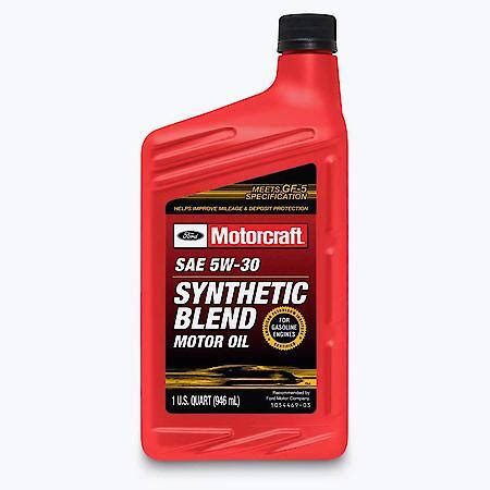 Motorcraft 5W-30 Synthetic Blend Motor Oil (1 Quart) XO-5W30-QSP ...