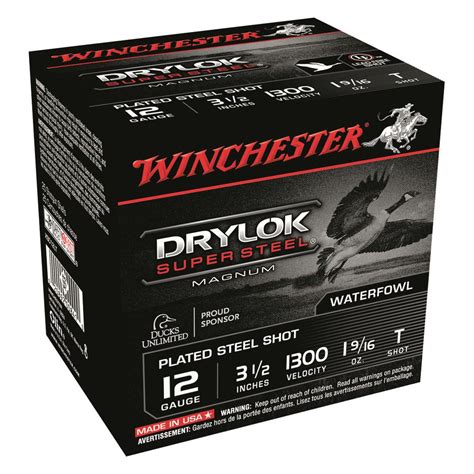 Winchester Drylok Super Steel Magnum Gauge Shot Shells