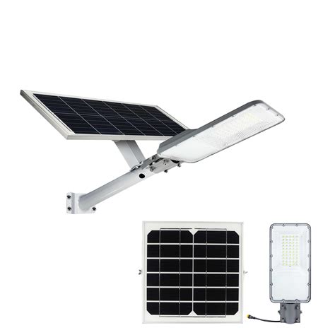 80Wh Monocrystalline Solar Panel Street Light Aluminium Housing 2000lm 200w