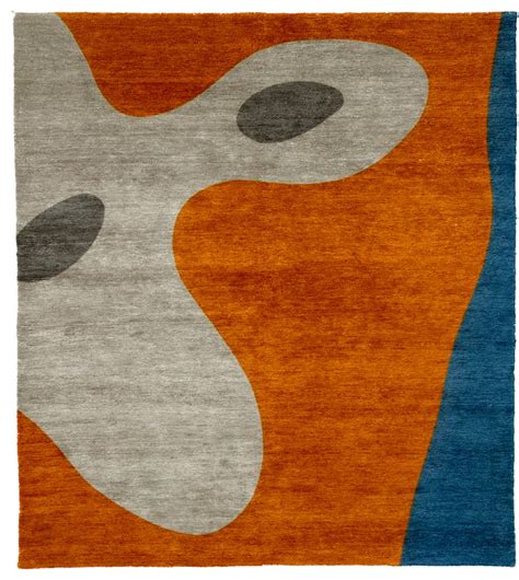 Bagot Well Highland Silk Wool Hand Knotted Tibetan Rug 6 Round