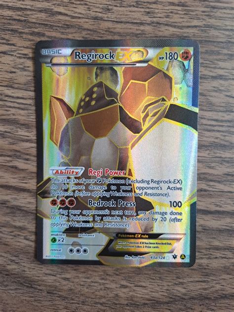 Regirock Ex Fates Collide Pokemon Card Hobbies Toys Toys Games On