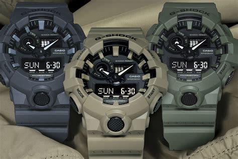 G Shock Unveils New Military Inspired Collection Xxl