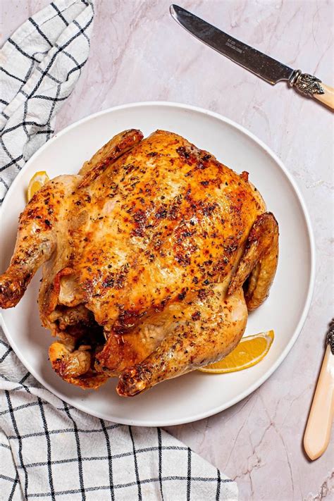 Air Fryer Roasted Whole Chicken Recipe Dr Davinahs Eats