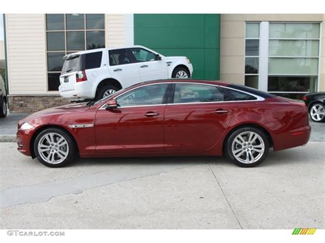 Claret Red Metallic Jaguar Xj Xjl Portfolio Exterior Photo