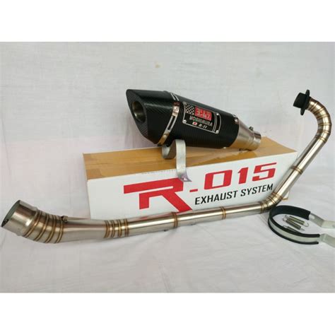 Jual Knalpot Yoshimura R 11 Carbon Full Set CBR 150 Face Lift Tiger