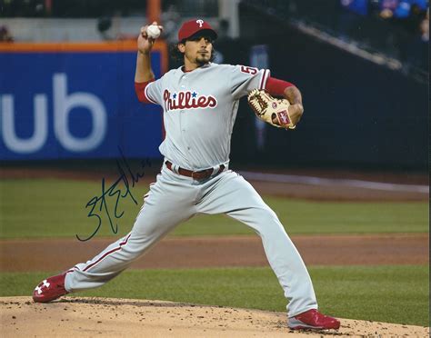 Autographed Zach Eflin X Philadelphia Phillies Photo Main Line