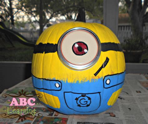 Minion No Carve Halloween Pumpkin Craft Simply Today Life