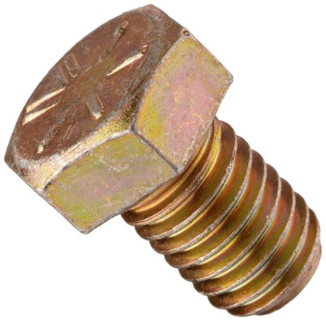 Amazon Co Jp Steel Hex Bolt Grade 8 Zinc Yellow Chromate Plated