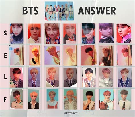 Bts Photocard Template