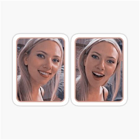 Surprised Scarlett Johansson Meme Sticker By Flyingarrowarts Redbubble