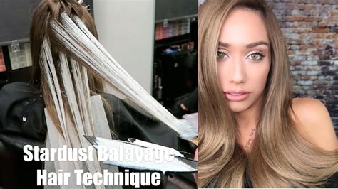 Stardust Balayage Hair Technique Youtube