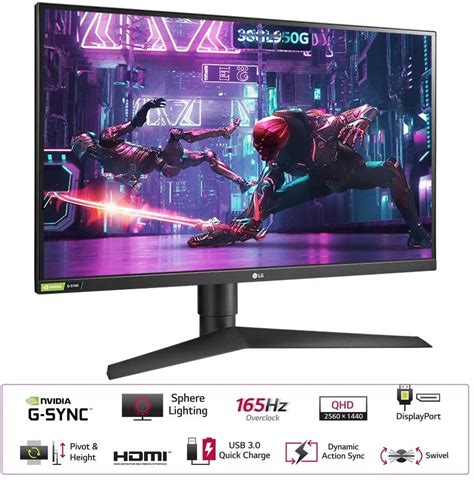 Màn Hình Lg 32gp850 B Ultragear 32 Nano Ips 2k 180hz 1ms Hdr G Sync