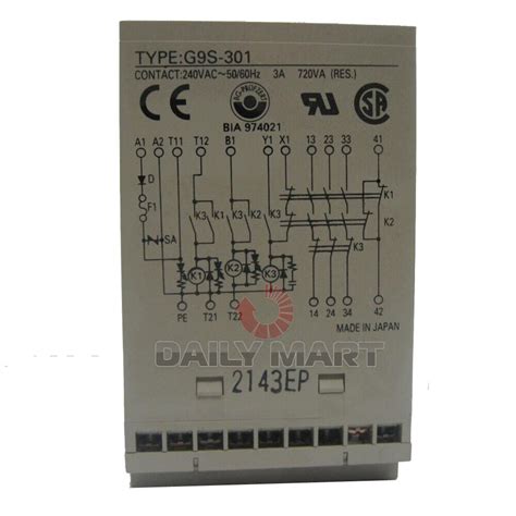 New In Box Omron G9s 301 Safety Relay Unit 24 Vdc Ebay