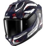 Shark Skwal I3 Linik Matt Blue White Red FREE UK DELIVERY