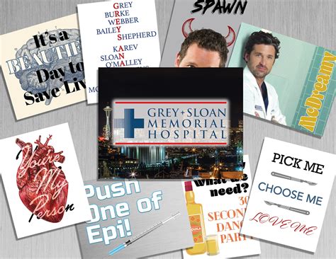 Grey's Anatomy Printable Poster Party Props - Etsy