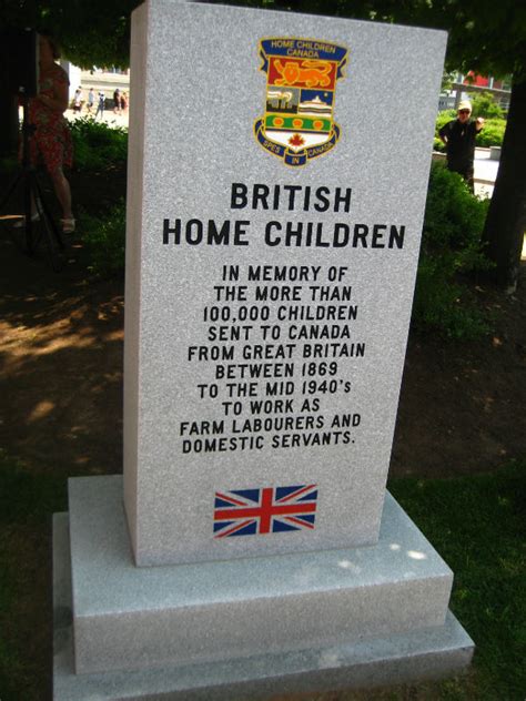 British Home Children Monument | Fairview Historical Society