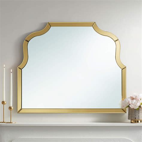 Artois Gold 31 1 2 X 37 1 2 Arch Top Wall Mirror 222r3 Lamps Plus