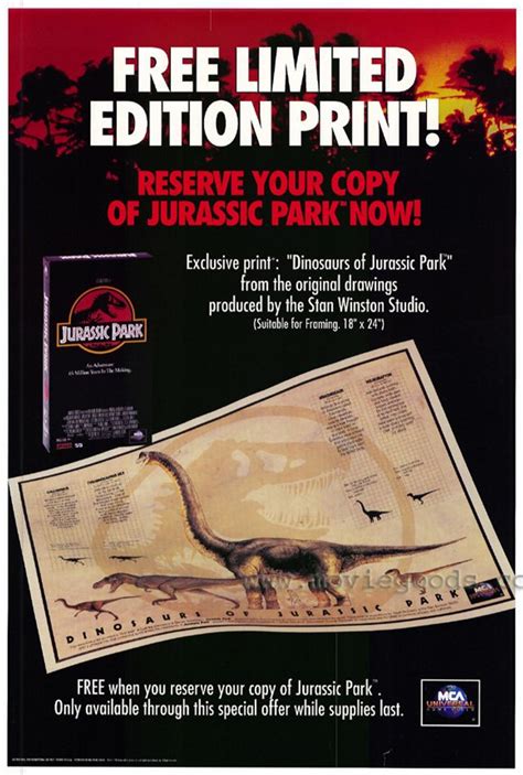 Jurassic Park Movie Poster Print (11 x 17) - Item # MOVGE0709 - Posterazzi