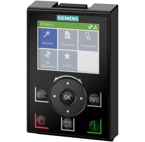 Siemens Sinamics g intelligent operatør panel iop 2 for sinamics g120