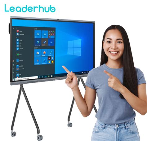 Leaderhub Ifp 65 Inch 4K Interaktif Touch Flat Panel Display China