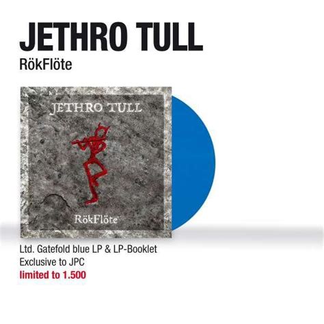 Jethro Tull Rökflöte 180g Limited Edition Blue Vinyl Exklusiv Für Jpc Lp Rjethrotull