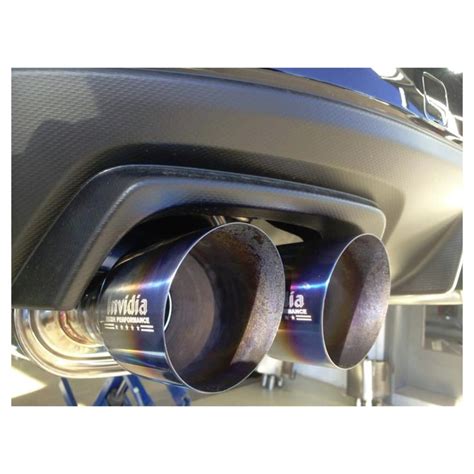 Invidia Q Cat Back Exhaust W Titanium Tips Subaru Wrx