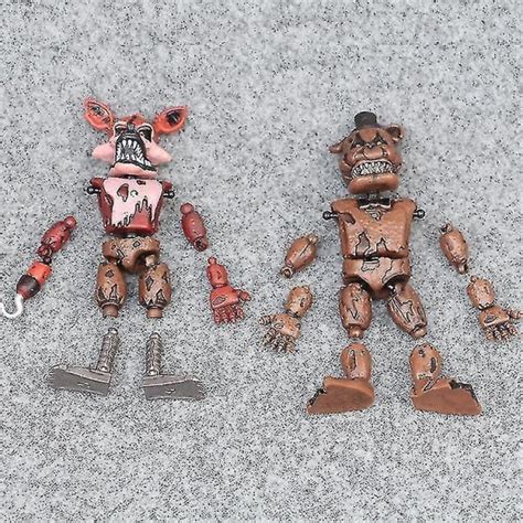 6pcs Set Pvc Five Nights At Freddy S Action Figure Fnaf Bonnie Foxy