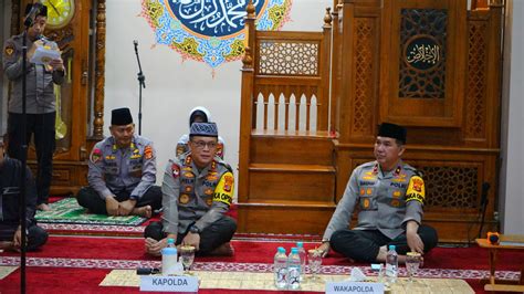 Tingkatkan Iman Dan Taqwa Personel Polda Lampung Peringati Nuzulul Qur