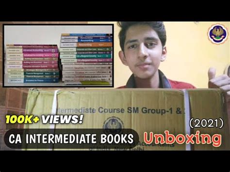 Ca Intermediate Icai Books Unboxing New Syllabus Of Ca