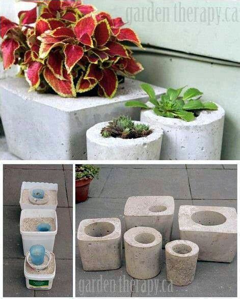 Diy Concrete Planters Diy Concrete Planters Concrete Diy Projects