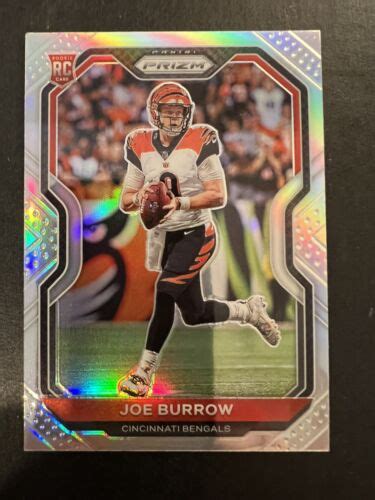 Panini Prizm Joe Burrow Silver Prizm Rookie Card Ebay