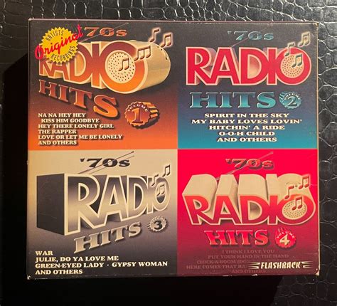 70 S Radio Hits Vol 1 4 Jaggerz LOBO Spinners OCEAN 4 CDs NM Or Better