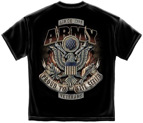 Army Proud To Have Served T Shirt North Bay Listings