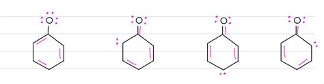 Solved Draw The Four Best Lewis Structures For Phenoxide Anion